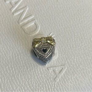 Pandora Just Married Heart Charm with 14k Gold
